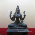 Large religious goddess metal brass bronze lakshmi statue